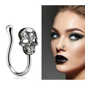 Falsk nsring med ddskalle