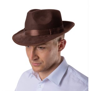 Fedora hat Brun