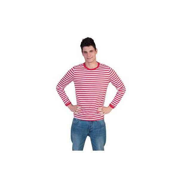  Wally blus i rda och vita rnder 