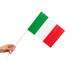 Papirflag p pind 10 stk - Italien