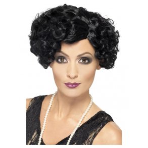 Paryk 20er kort Sort