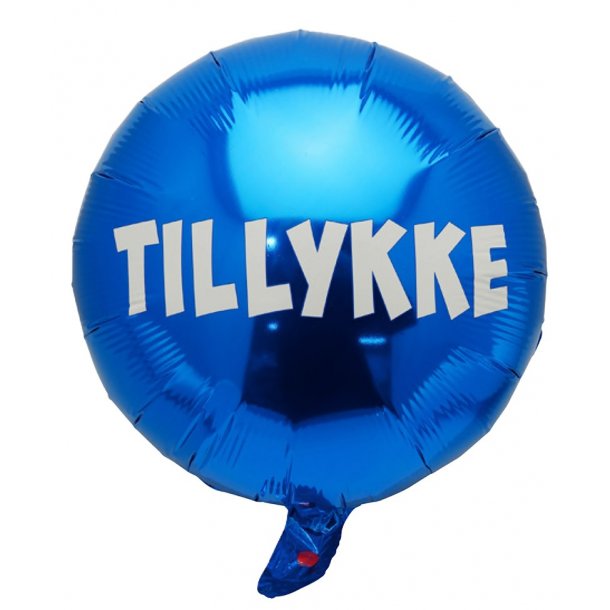 Folie ballon 35 TILLYKKE bl