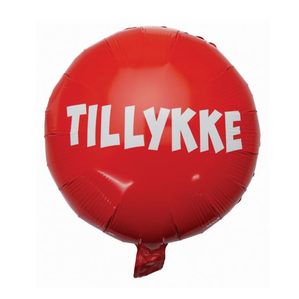 Folie ballon 35 TILLYKKE rd