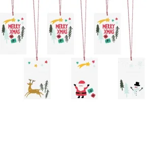 Presentetiketter till jul - Merry Christmas