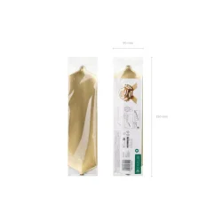 Present bge 30 cm i guld