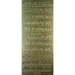 Stickers af grs med blomster