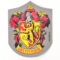 Harry Potter trollstav och Badge-Gryffindor