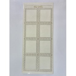 Klare stickers Frimrke rammer