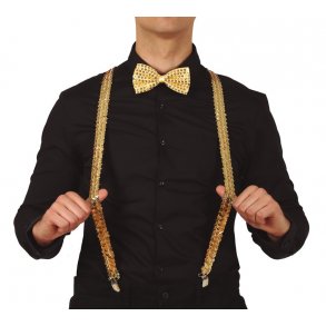 Seler med Palietter i Guld