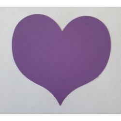 placera kort hjrta i lila