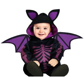 Halloween lilla flagermus kostume til babyer 