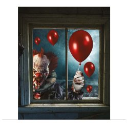 Halloween Clown - Fnsterdekoration