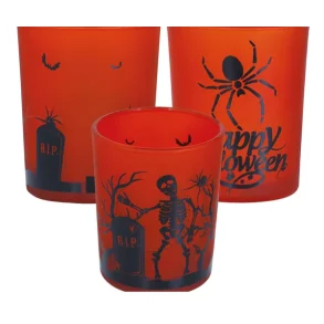 Halloween Lysestager i Glas