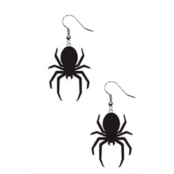 Halloweenrhngen med spindlar