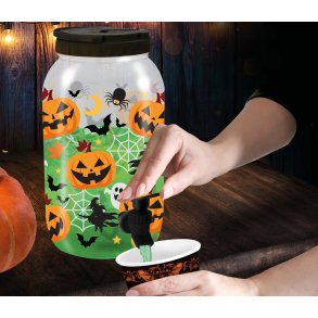Halloween saftbeholder med dispenser