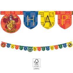 Harry Potter kartongbanderol med logo