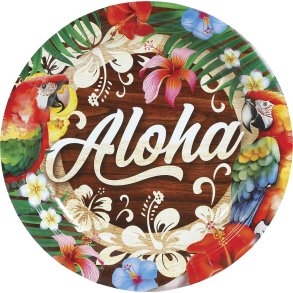 Hawaii - Aloha tallerken