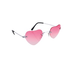  Hj�rtglas�gon med rosa glas