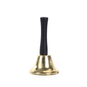 Julemandsklokke i messing, 14 cm h�j