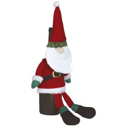 Jultomten flaska dekoration