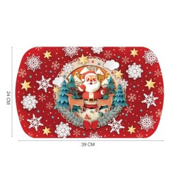 Julfat i plast med jultomten