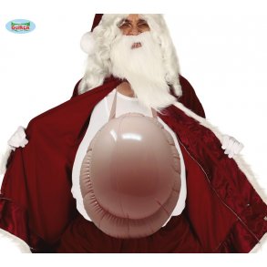 Oppustelig julemand mave