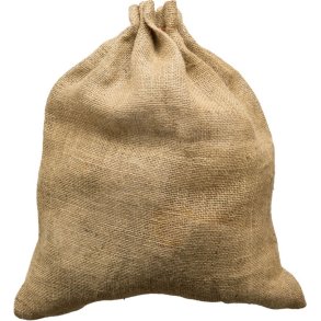 Gavesk i Hessian 50x70cm