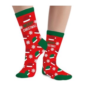 Rda julstrumpor fr barn