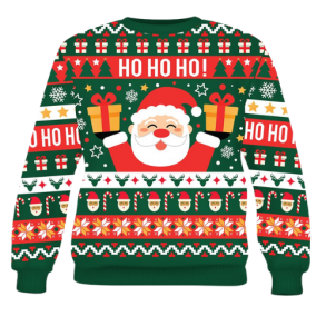 Julesweater HO HO HO til brn