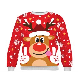 jultrja fr barn med Ren