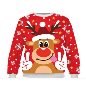 jultrja fr barn med Ren