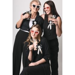 Rosette 40 r i sort-rhvid