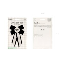 Rosette 40 r i sort-rhvid