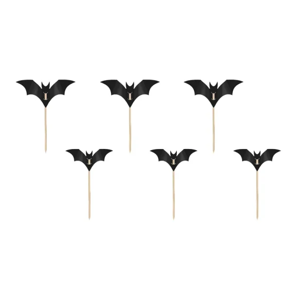 Kagepicks - Flagermus 6stk