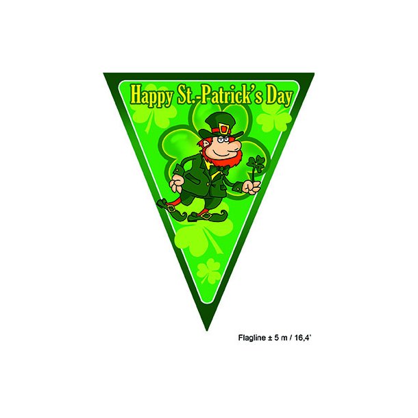 St Patrick's Day flagga banner
