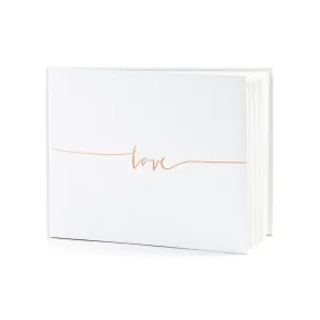 Gstebog Love Rosegold