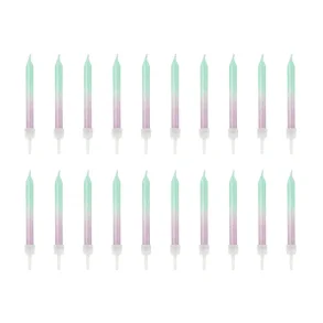 Kagelys 2-farvet med glimmer