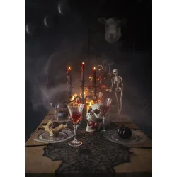 Bldande krtel ljus svart