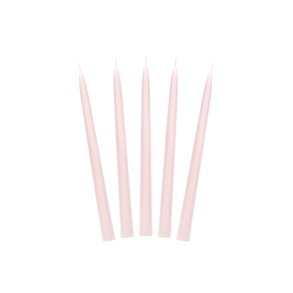 Ljus 24 cm Pastellrosa