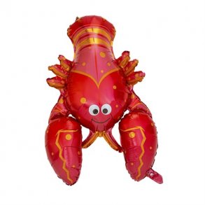 Krebsegilde Folieballon- Gigant Krebs