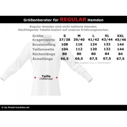 Tyroler skjorte ternet i Rd-Hvid