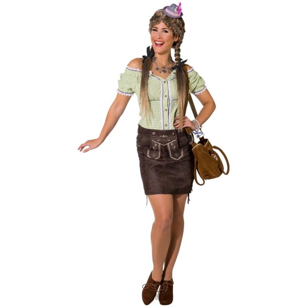 Tyroler nederdel i lder