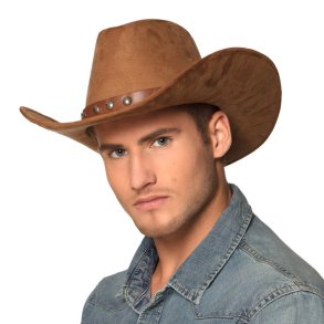 Cowboyhat Lysebrun