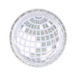 Disco tallerken - S�lvkugle