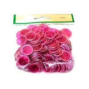 Banko-Lotto brikker i plast med magnet, 100 stk