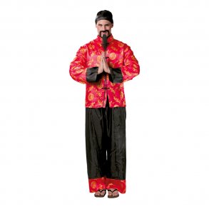  Kinesisk Mande kostume
