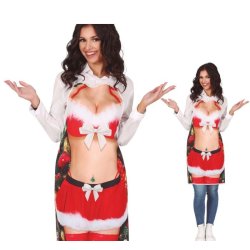 Juleforklde som frk nisse-kvinde