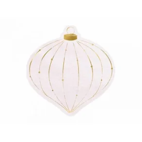 Juleserviet som Julekugle