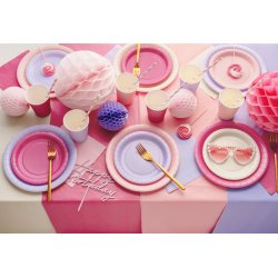 Dug i lys syren-lilla poly-plast