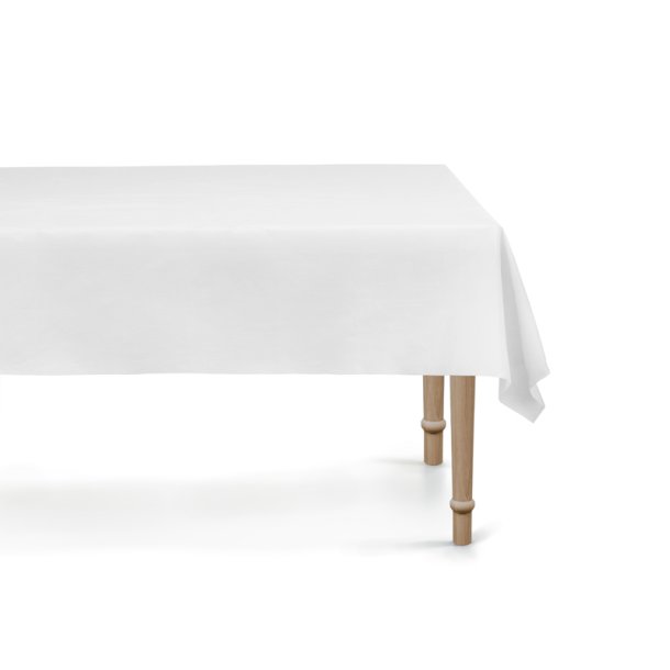 Duk i vit polyester